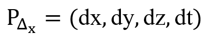 Helyzet- és időhibakomponensek matematikai jelöléssel