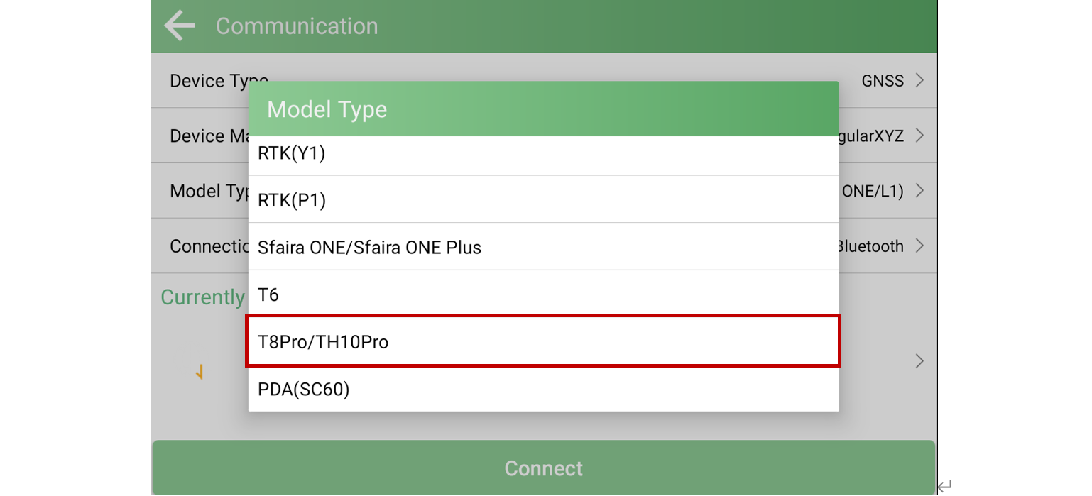Unified T8Pro/TH10Pro model selection in SingularPad