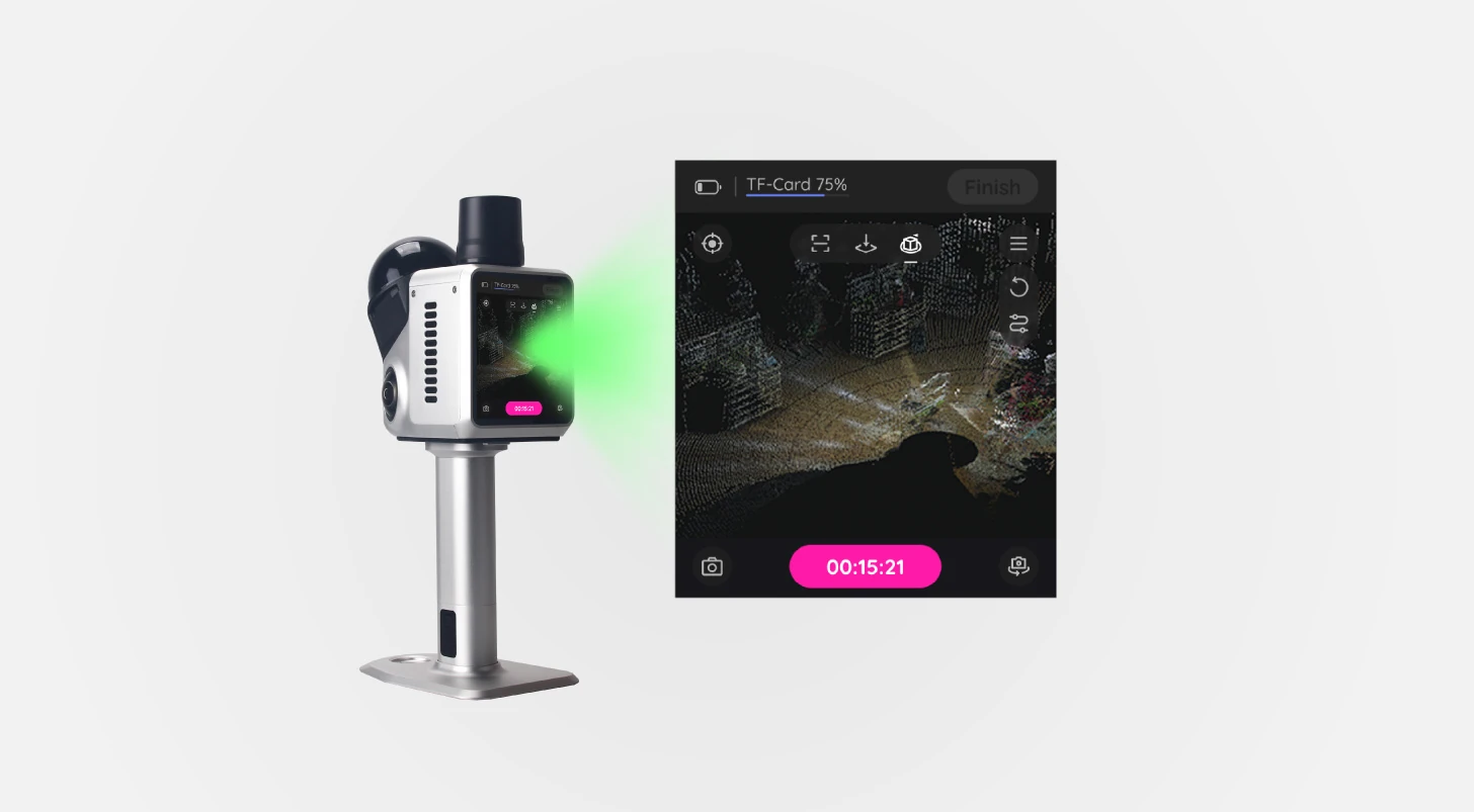 H1 Scanner – Onboard Real-time Point Cloud Viewer