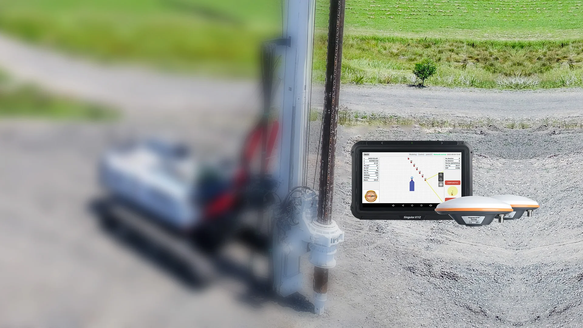 SP100 GNSS CÖLÖPÖZÉSI RENDSZER